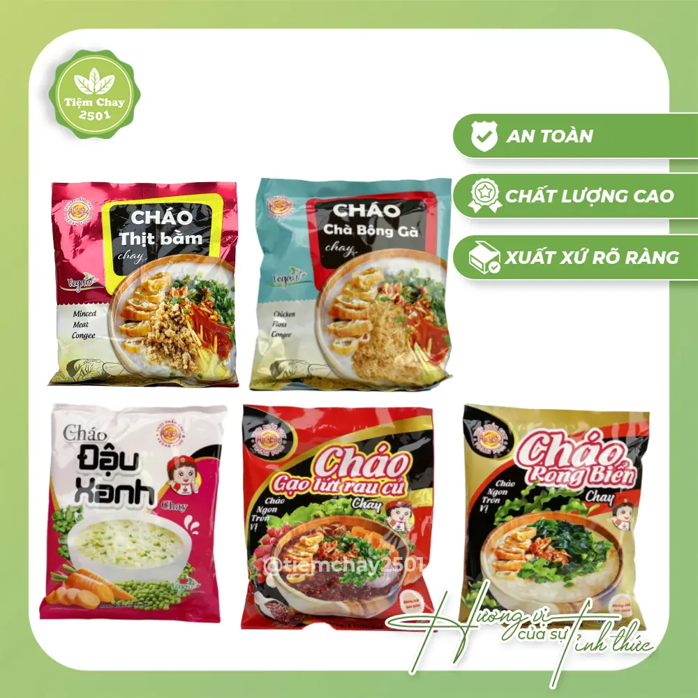 Cháo Chay | Thực phẩm chay ngon sạch, đồ chay | Tiệm Chay 2501
