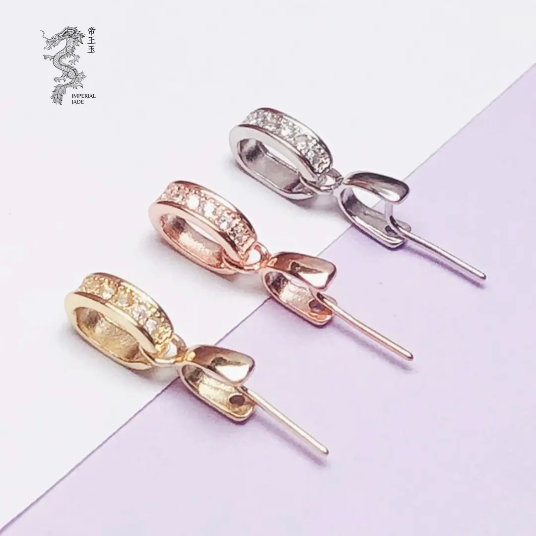 S925 Sliver Bling Clasp Design 3