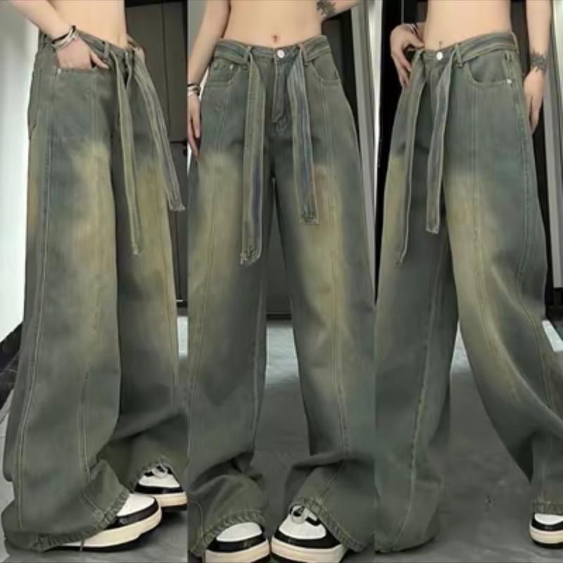 < S M L XL >   <XUÔNG NẤM LÙN - BẢN THƯỜNG > KÈM ĐAI       QUẦN JEAN XUÔNG KÈM ĐAI DÂY NỮ HOTTREN HACK DÁNG THỜI TRANG  BASIC , PHONG CÁCH HÀN QUỐC BẢN MỚI ( MÃ TỔNG HỢP 2 )