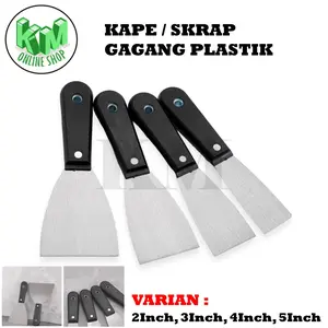 Skrap Kapi Cat Gagang Plastik / scrap kape