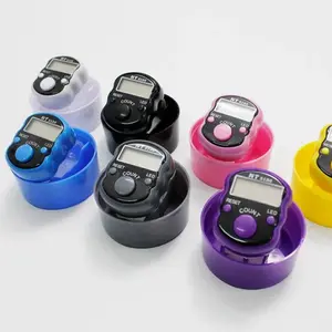 LuxeBag Tasbih Digital LED Mini Alat Hitung Jari Free Kotak Model Bulat R1188