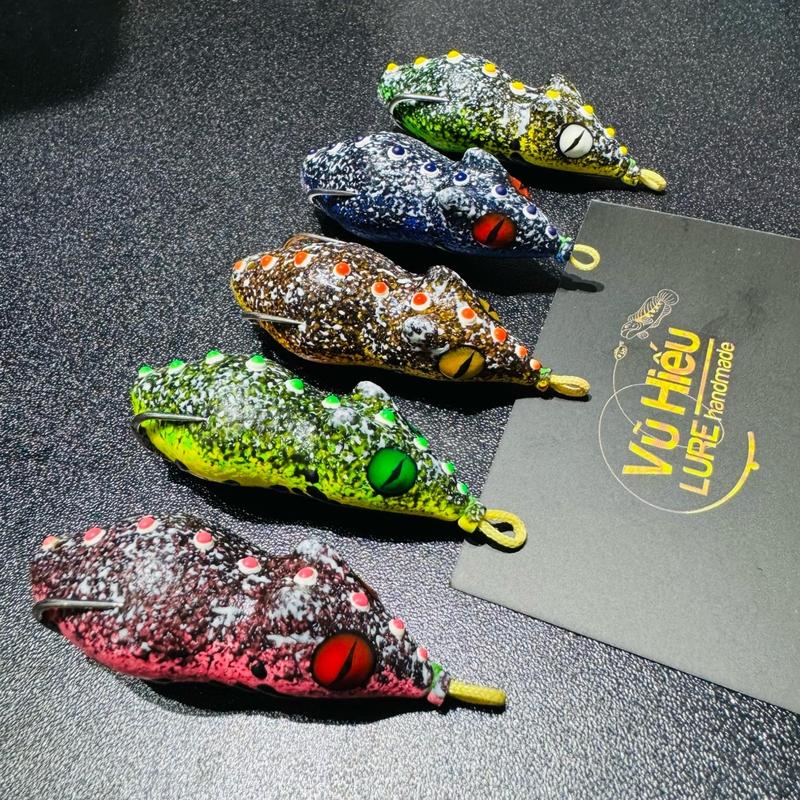 [ Vũ Hiếu ] Nhái hơi H2 Rồng Tokuda Lưỡi độ thép 1li8 phiên bản đặc biệt nhấp lắc, kết hợp action nổi, khiến con mồi thu hút cá tốt hơn Bắt Cá Đi Câu Fishing