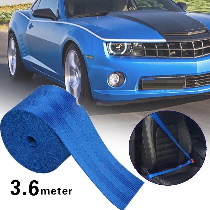 Product Introduction of 3.6M Auto Car Seat Belt Seatbelt Webbing Lap Retractable Safety Strap Universal 48MM Car Seat Conversion Car Accessories 10