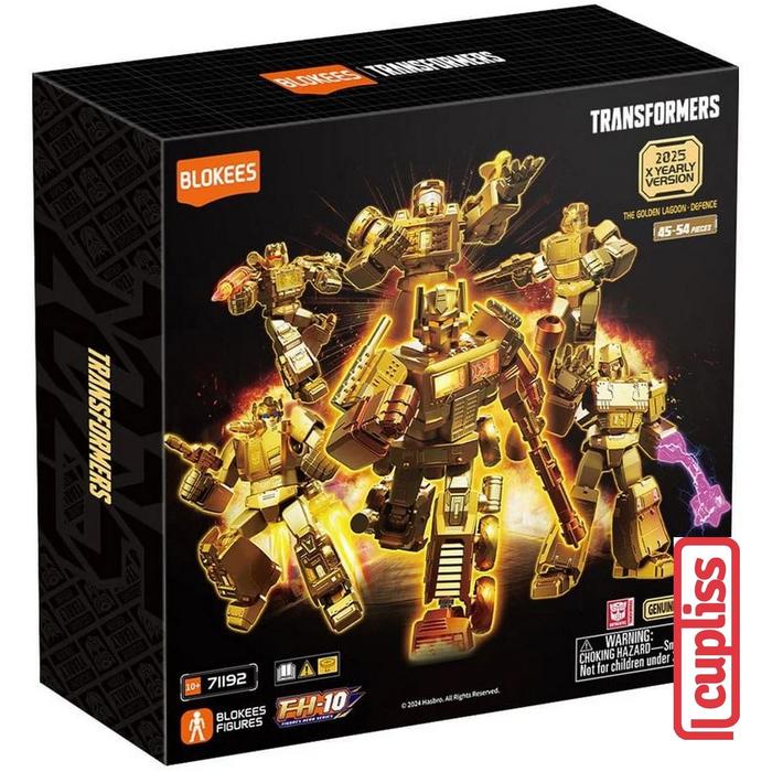 Gambar BLOKEES Mini Figures Transformers 71192 The Golden Lagoon Guardian Defence 2025 X Yearly Hasbro Version Minifigure dari Cupliss Kota Tangerang Selatan Tokopedia