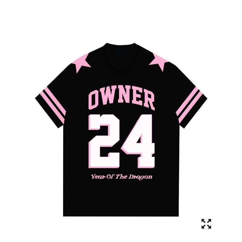Áo Thun Hoa 24 Jersey, Chủ Sở Hữu, Dáng Rộng Vừa Vặn, Dành Cho Nam Và Nữ, 100% Cotton, Có Tên Và Số, Có Hộp, Có Thể Tùy Chỉnh 4