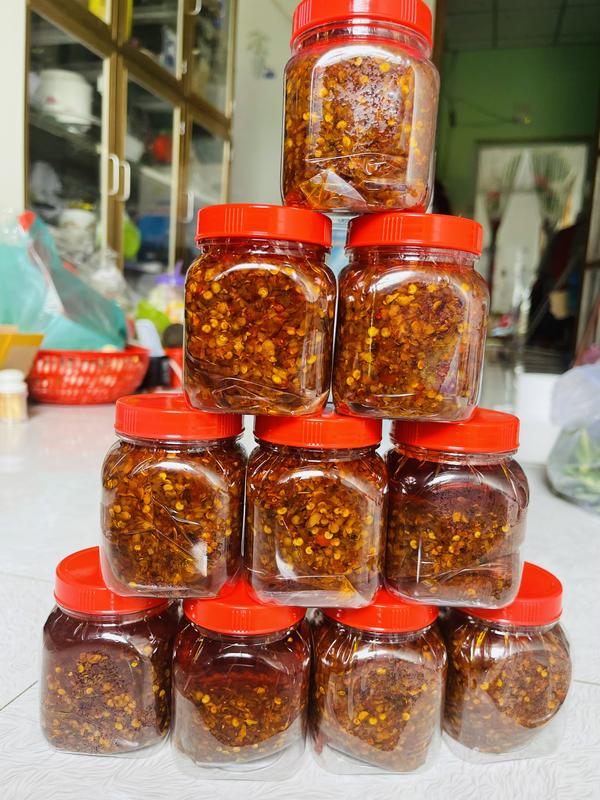 Sa tế nhà làm siêu cay hủ 200gr Combo 1-2-3 hủ tùy chọn dùng được cho ăn chay