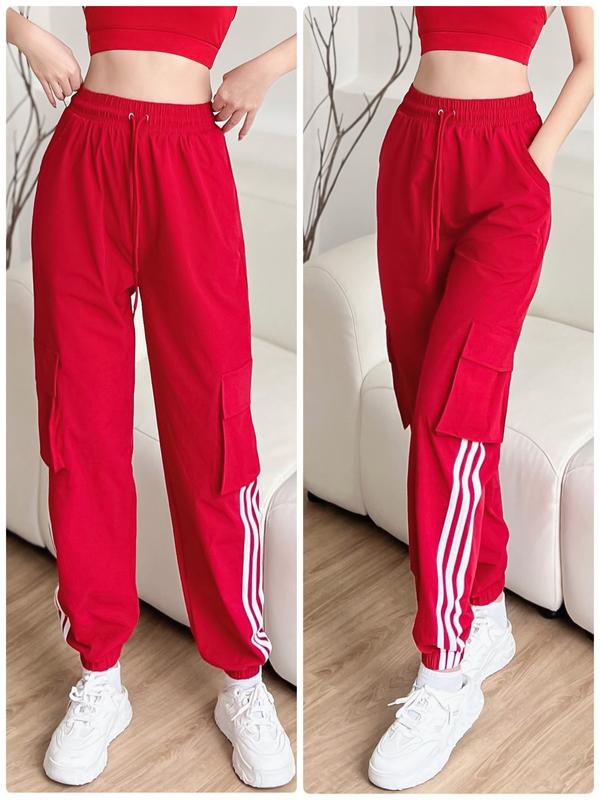 Quần Jogger Tập Gym Nữ Túi Hộp 3 Sọc Hot Hit thể 1