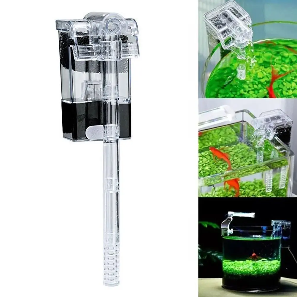 Bộ Lọc Bể Cá Thác Nước, Nhỏ Treo Tường, Máy Bơm Thanh Lọc Bể Cá Cá Gia Dụng 3 Trong 1, D2J9