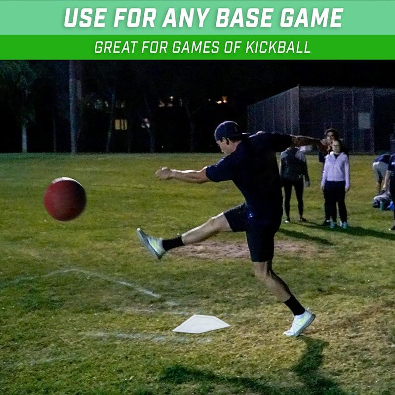 Product Introduction of 5Pcs/Set Outdoor Sports Waterproof Baseball Softball Base Set Wear-resistant Practice Team Rubber Field Bases Durable Baseball Field Supplies Baseball Equipment 24