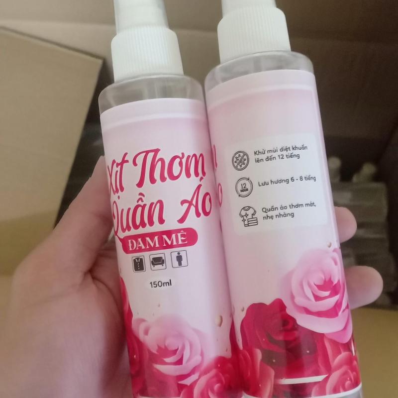 Tinh dầu xịt Thơm Quần Áo 150ml- Thơm dai kéo dài cả ngày bí quyết tiệm giặt ủi không bao muốn cho bạn biết Nước Hoa