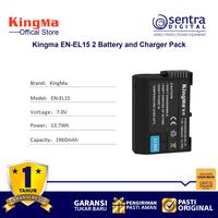 Gambar Kingma EN-El15 for Z5 Z6II Z7 Z7II Z8 Paket 2 Battery 1 Dual Charger dari Sentra Digital Kota Surabaya 3 Tokopedia