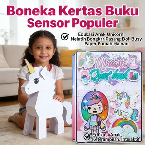 Buku Aktivitas Bayi Toca Boca Unikong & Kuda Poni: Warna Hati, Alat Belajar Montessori, Mainan Sensorik, Pendidikan Awal Usia, Busy Board, Mainan Motorik Anak TK PAUD, Model [Model Name], Panjang [Panjang], Lebar [Lebar], Tinggi [Tinggi]