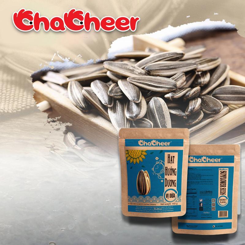 Hạt Hướng Dương CHACHEER Vị Dừa 450g - Ăn Vặt