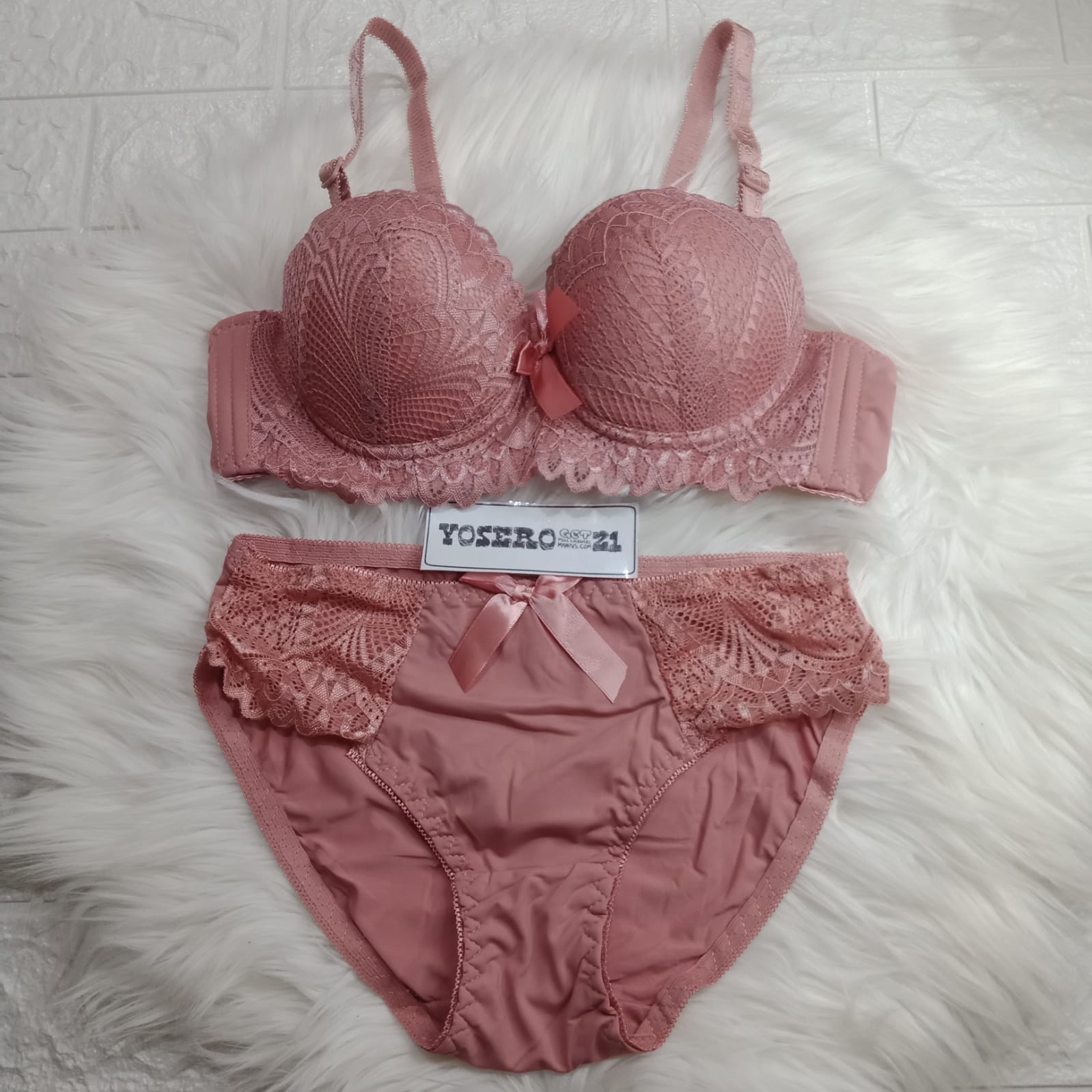BRA SET bh + cd beha celana dalam wanita setelan renda import quality YS21CB