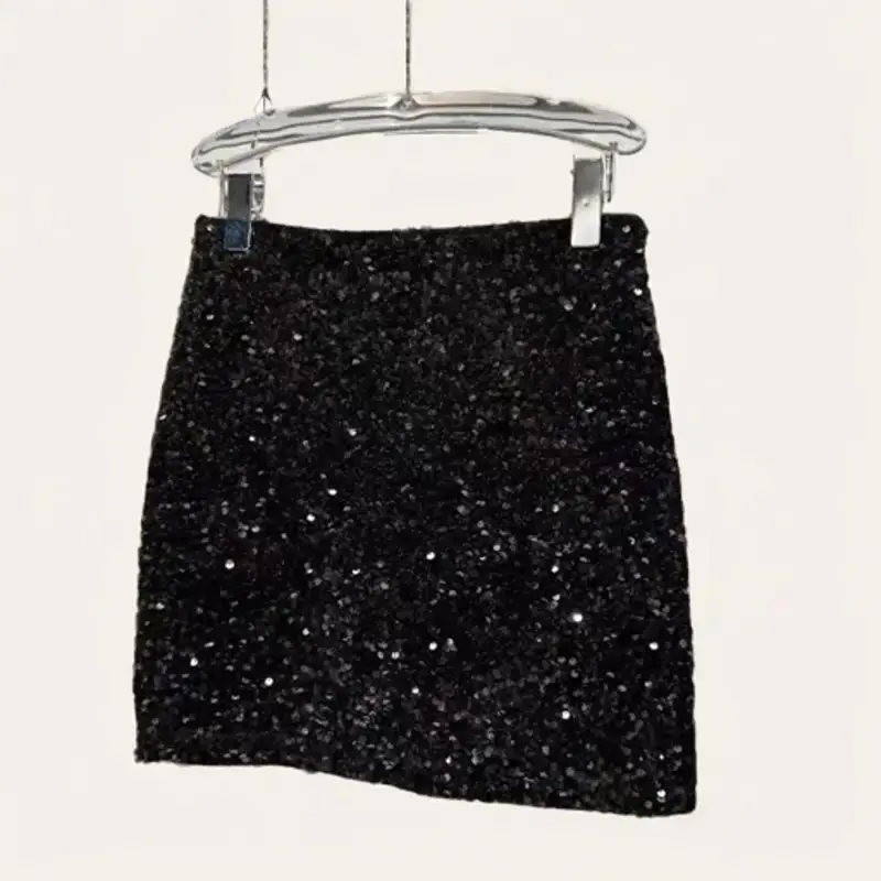 Chân váy kim sa lấp lánh bling đi tiệc đi bar cafe Noel cho nữ 55-90kg Lisa.Bigsize 1
