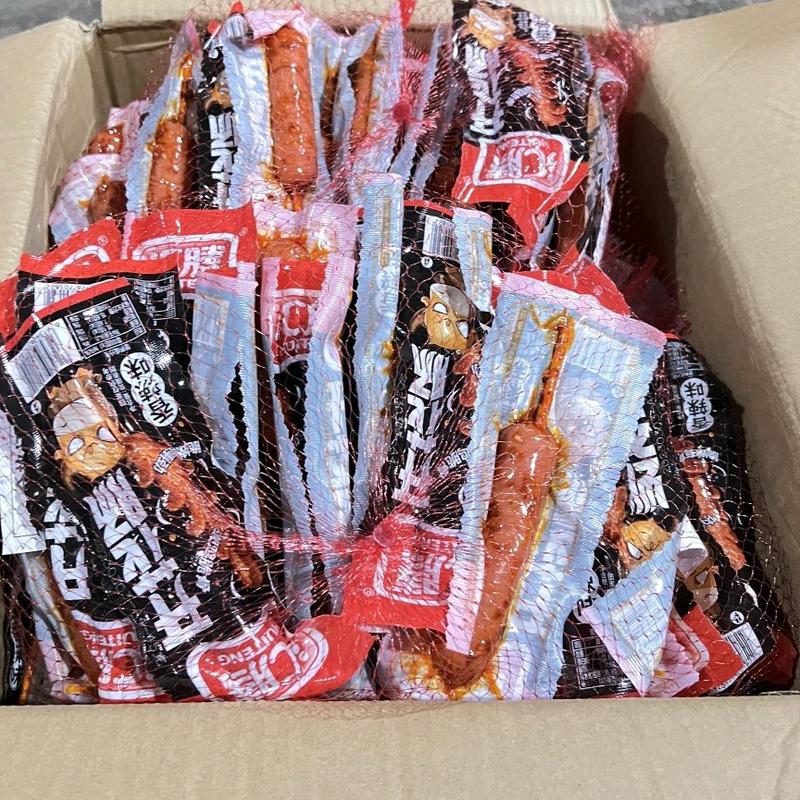 1 bịch xúc xích que cay túi lưới  20 chiếc