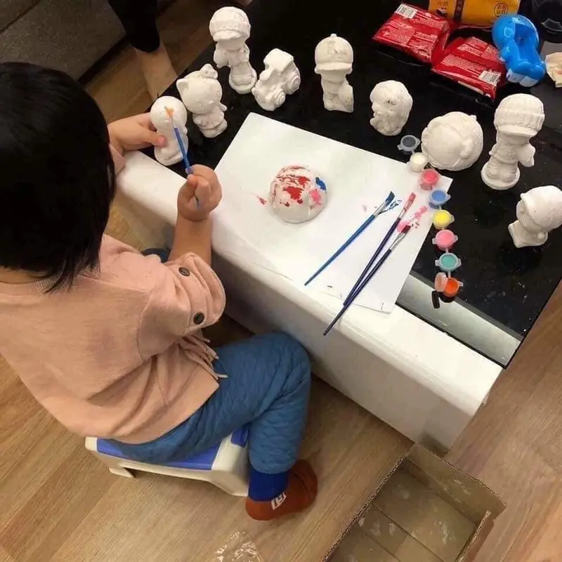 bộ đồ  chơi tô tượng  kèm màu 3