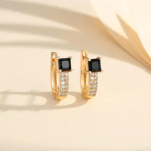 Y195 Anting Hoop Titanium Wanita Fashion Korea Anting Hoop Perhiasan  Earrings