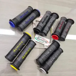 Sepasang Handgrip NPS Motif Garis Universal Import/Handgrip v84 sisik bahan empuk Aksesoris Kendaraan