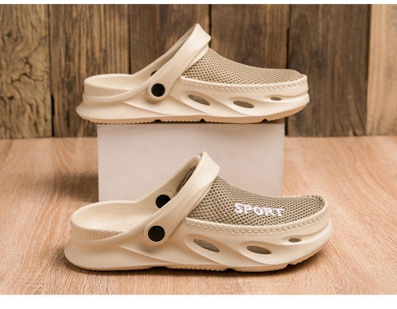 Product Introduction of Men's Anti Slip Thick Soled Sports and Leisure Beach Sandals for Outdoor Wear with Slippers Male Summer Sandals Comfortable 17