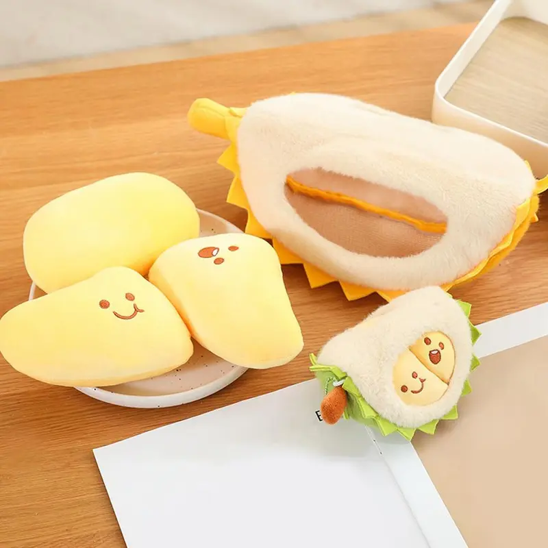 Búp Bê sầu riêng, Đồ Chơi Nhồi Bông Giải Nén Sáng Tạo Mô Phỏng, Có Thể Xé Và Có Thể Tháo Rời, Búp Bê Trái Cây 5