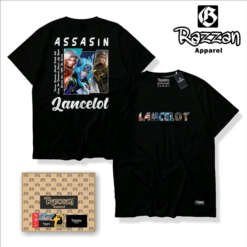 KAOS DISTRO GAMING MLBB LANCELOT MOBILE LEGENDS PREMIUM QUALITY 0
