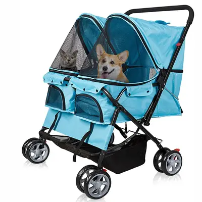 Double stroller for dogs deals