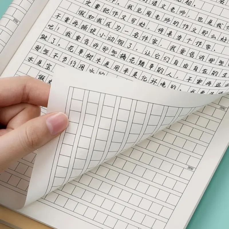 (Loại Dày)Vở kẻ ô vuông, ô mễ, ô điền luyện viết tiếng Trung Hàn Nhật 1