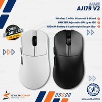 Gambar Ajazz AJ179 V2 Ergonomic Mouse Gaming Wireless Right Handed - Hitam dari Starcomp Semarang Kota Semarang 1 Tokopedia