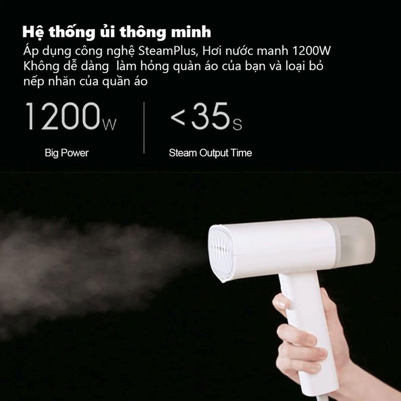 Bàn là hơi nước cầm tay Zanjia GT-306W / Mijia MJGTJ01LF - Bảo hành 3 tháng Ủi Quần Áo Là Quần Áo Bàn Ủi Ủi Hơi Nước 1