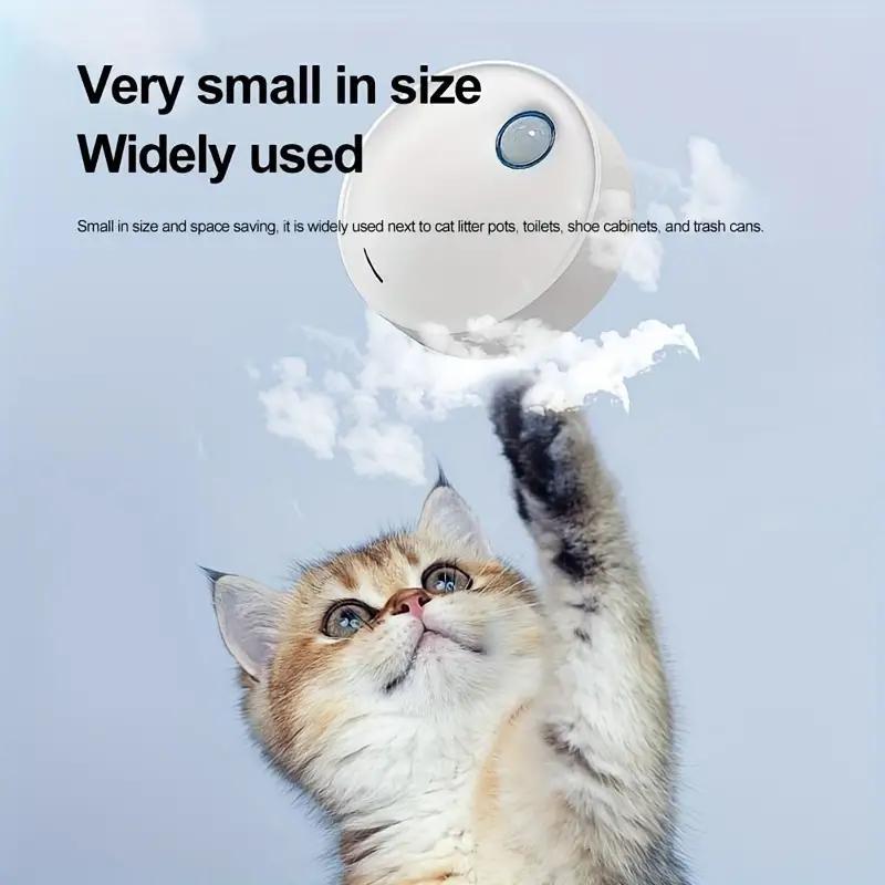Product Introduction of Smart Automatic Cat Litter Box Air Freshener, 1 Count 24-hour Monitoring Pet-friendly Air Purifier, Intelligent Induction Light, Uninterrupted Deodorization for Dog & Cat Toilets 3