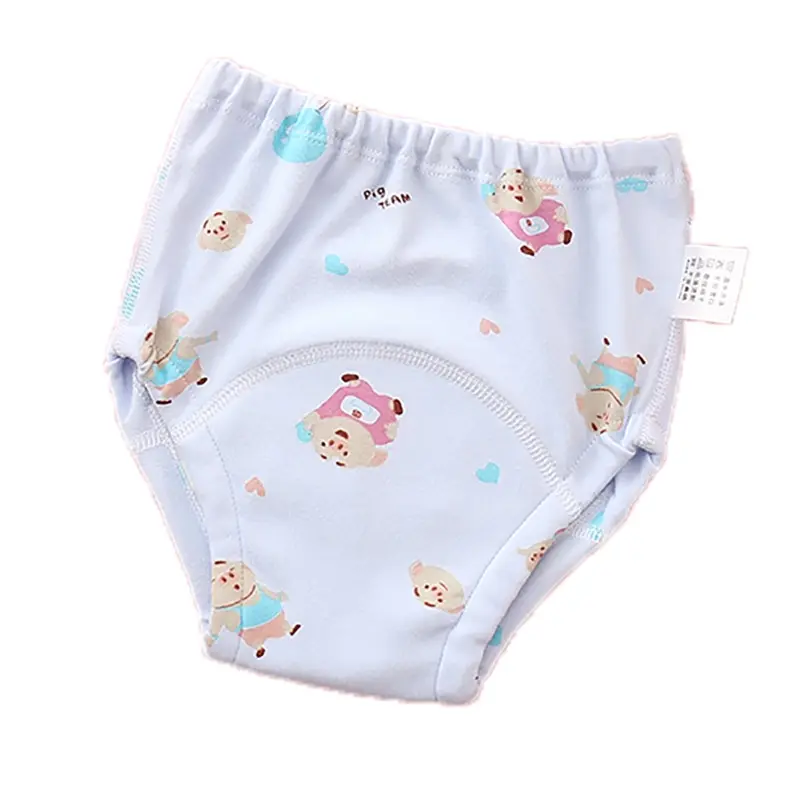 Leleoncare 6Layer Popok Celana Dalam Kain Cloth Diaper Clodi Toilet Training Pant Latihan Pipis Bayi Anak Baby 7