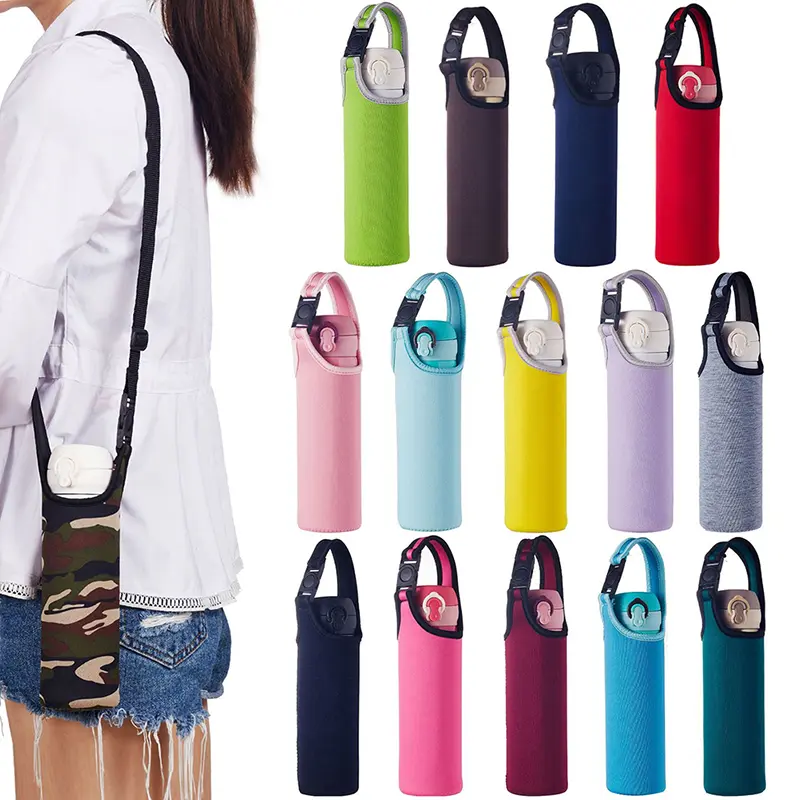 Vỏ Cách Nhiệt Di Động 500Ml, Vỏ Tay Áo Cốc, Vỏ Chai Nước Du Lịch, Bảo Vệ, Túi Đựng, Nắp Giữ Nhiệt, Mới