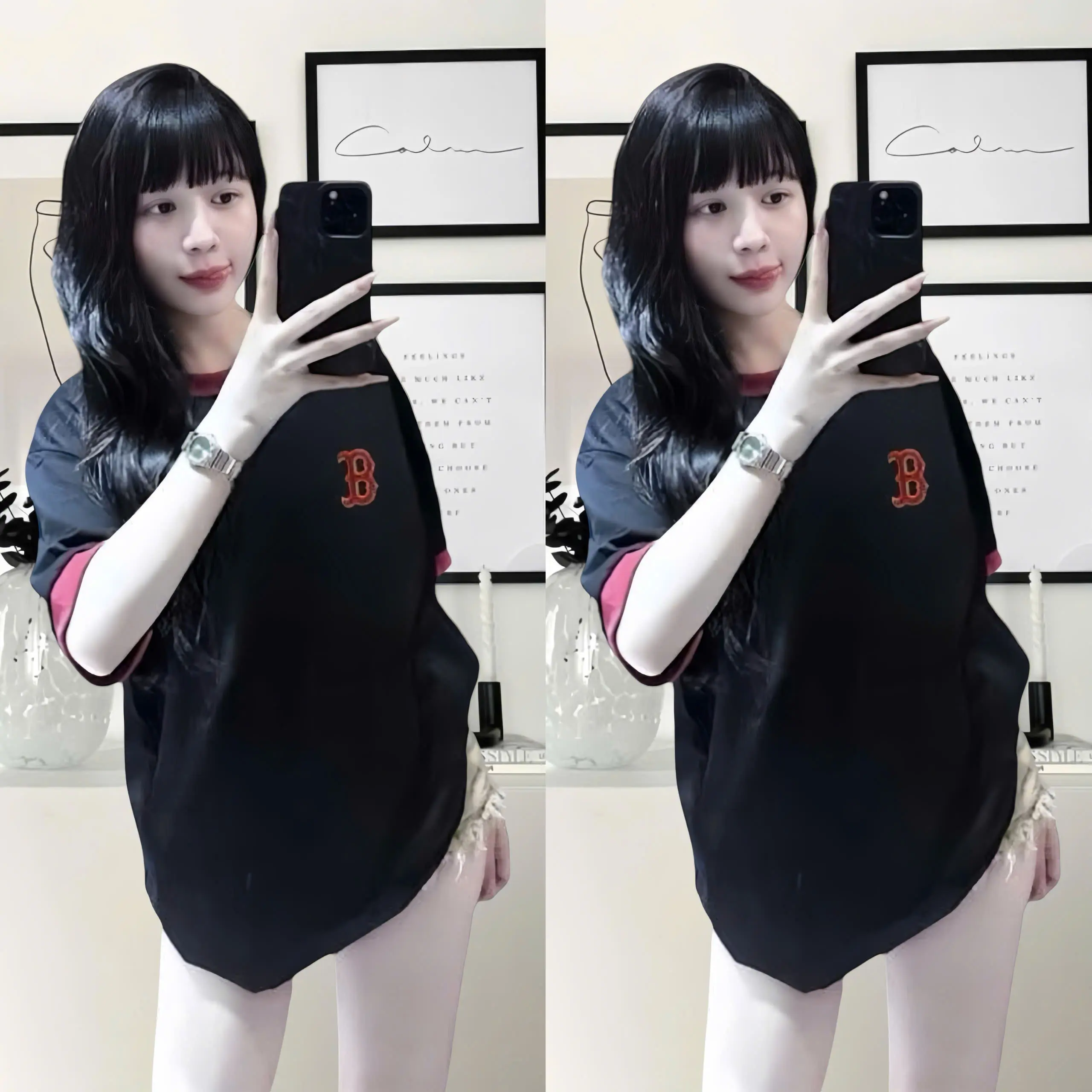 [HOT] ÁO THUN NAM NỮ CHỮ B [MS_18] TEE.RAX - Áo Phông Unisex Form Rộng (36~80kg) Top Women Voan
