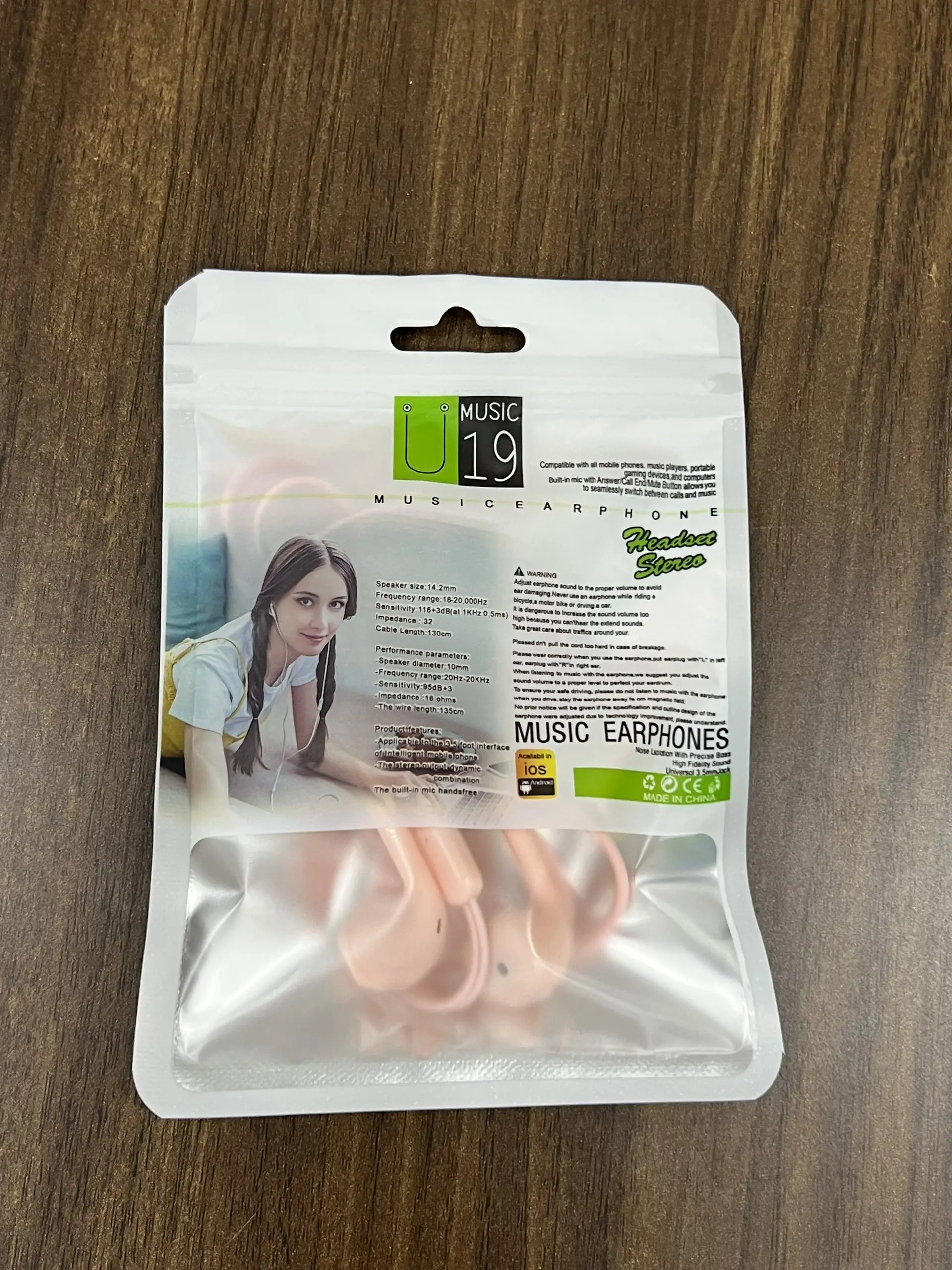 Tai nghe nhét tai U19 siêu rẻ Nghe Nhạc Earphone