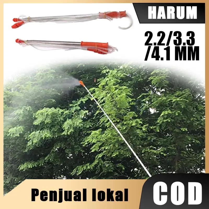 2.2/3.3/4.1m Stik Teleskopik Sprayer Panjang Stik Sprayer Antena Stik Semprotan Hama Sprayer Elektrik Manual Stick Antena