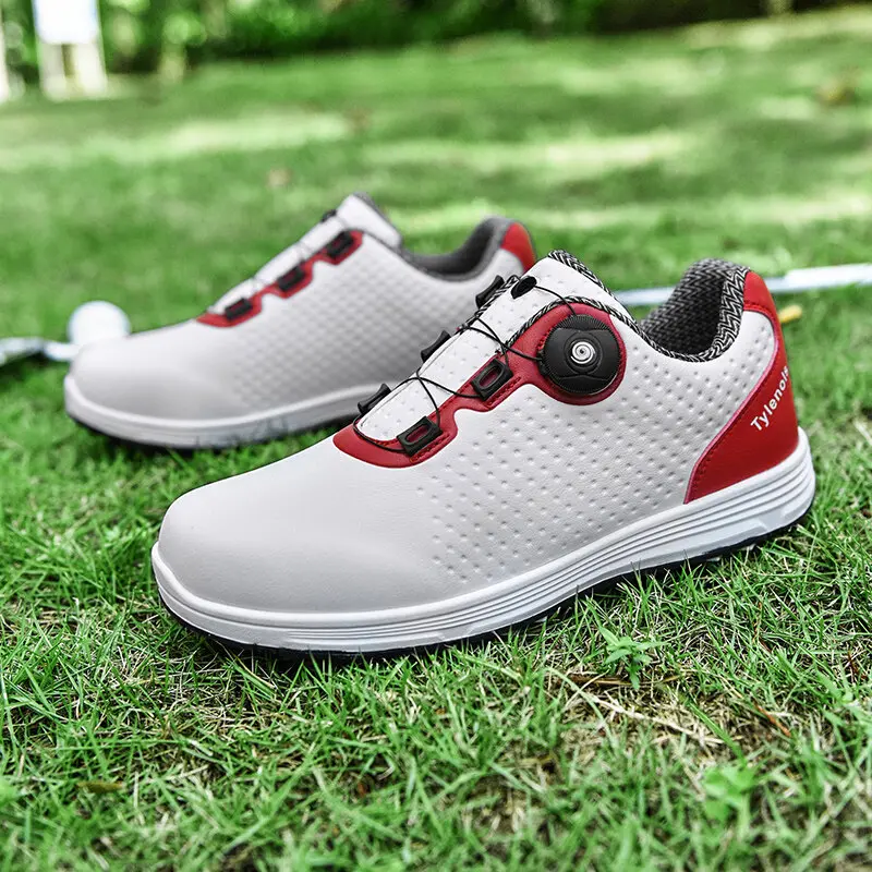 Boa Giày Golf Cho Nam, Giày Tập Golf Chuyên Nghiệp Nhẹ Và Chống Trượt, Không Thấm Nước, Để Đi Bộ Ngoài Trời, Phổ Biến, Mới 7