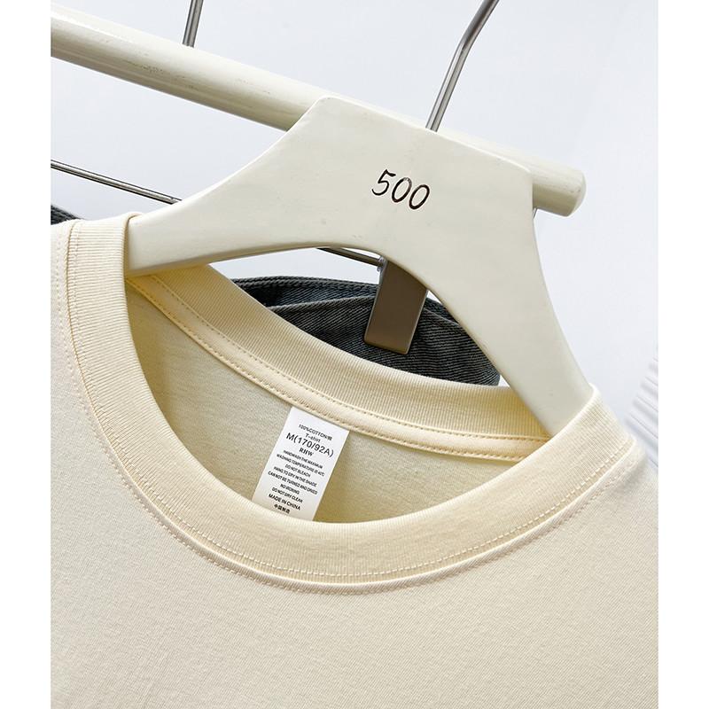 Áo Thun Cotton Nguyên Chất, Cổ Tròn, Dài Tay, Dành Cho Nữ, Hàng Mới Về Mùa Thu 2024, Phong Cách Thời Trang Hàn Quốc, In Hình Trẻ Trung, Dáng Rộng Vừa Vặn, Quần Áo Đáy 2