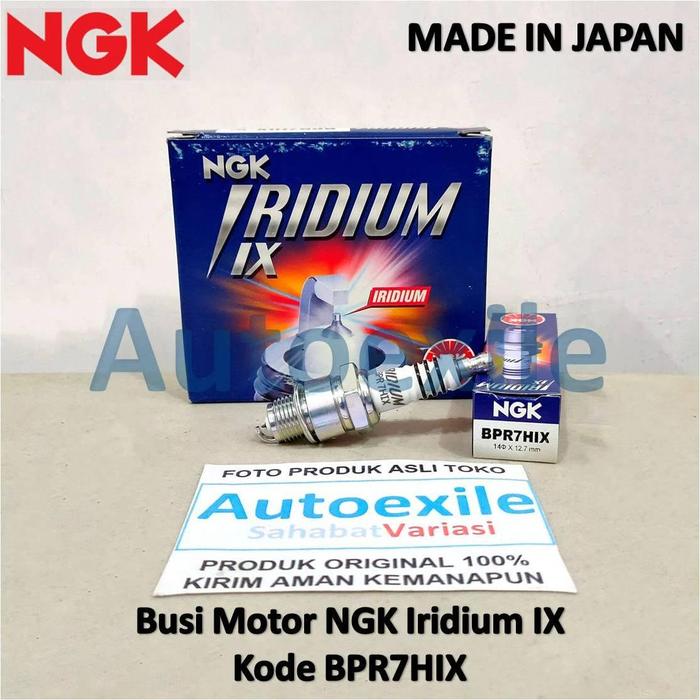 Gambar Busi Asli Original NGK BPR7HIX Iridium IX Spark Plugs Untuk Motor RC100 TRS TRZ P150S PK125 Sprint Super F1ZR Force1 Sigma CH50 CJ80E - Putih dari Autoexile Kota Medan 4 Tokopedia