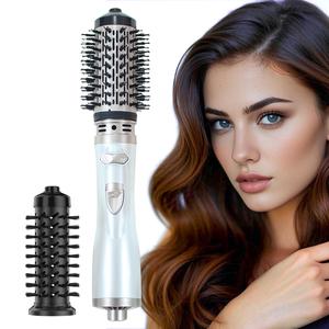 3 in 1 ヘアドライヤーブラシ、多機能自動回転ヘアスタイリングツール、ストレート・乾燥・カール用ヘアドライヤーブラシ