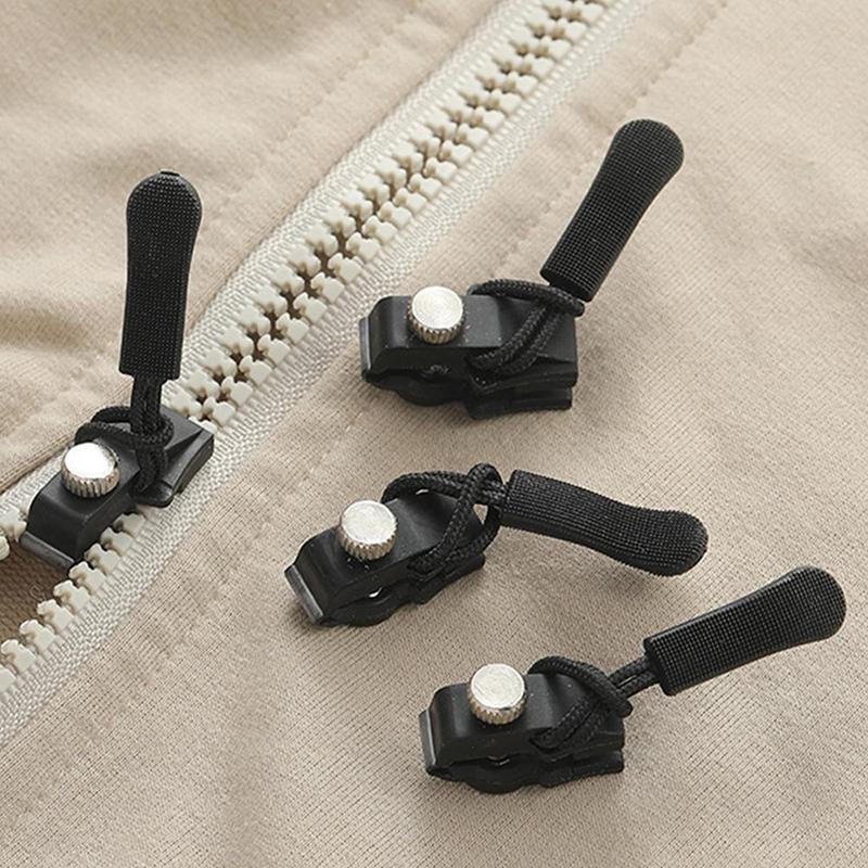 Product Introduction of 2/6/10 Pieces Zipper Repair Kit Universal Instant Zipper Repair Replacement Zipper Sliding Teeth Rescue Zipper Head For 3 Sizes 26