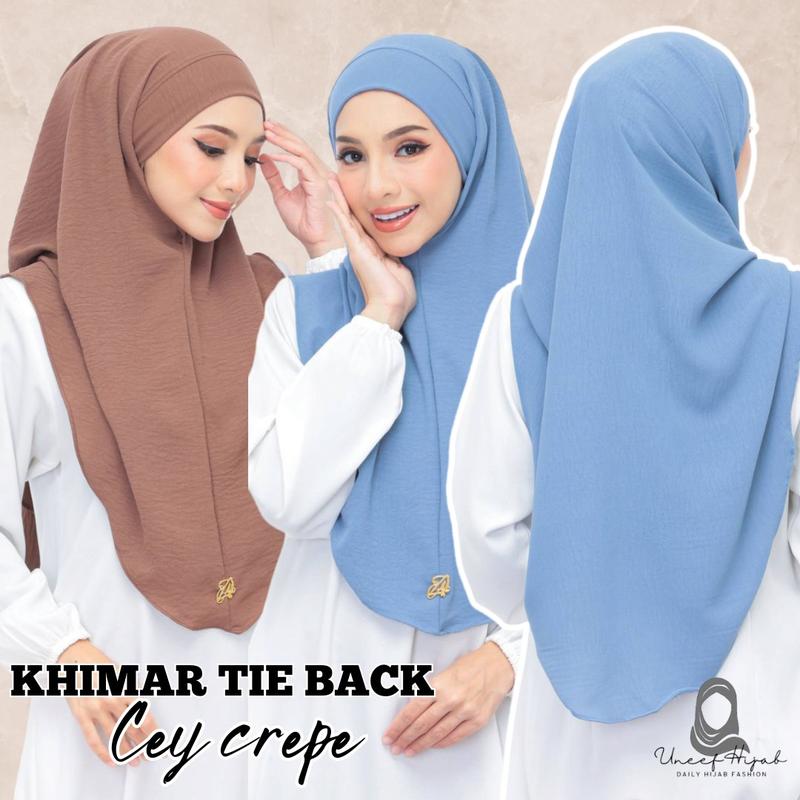 KHIMAR TIE BACK CEY CREPE BIDANG 48 SAIZ L TikTok Shop Malaysia khimar-tie-back-cey-crepe-bidang-48-saiz-l-tiktok-shop-malaysia