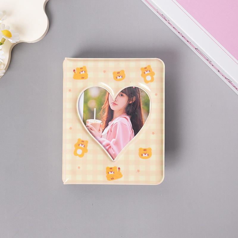 Product Introduction of Đóng Gáy Thẻ Kpop, 36 Thẻ, Sách Danh Thiếp, Giá Đỡ Ảnh Thẻ, Album Ảnh Gấu Dễ Thương, Hình Ảnh khoét Trái Tim 3 Inch, Hộp Đựng Ảnh 32