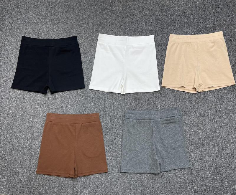 Q9 - Quần Thun Ngắn Lưng Cao Ôm Dáng Nữ Women Pants