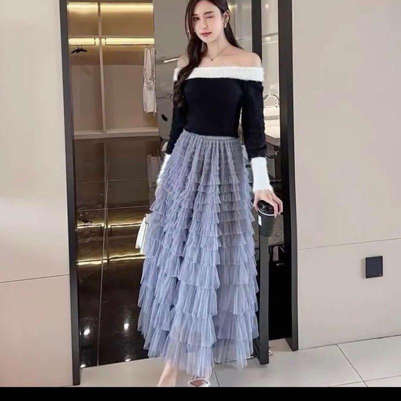 Product Introduction of Chân váy voan nhiều tầng chất liệu cao cấp ,phối được rất nhiều kiểu áo sang chảnh 8