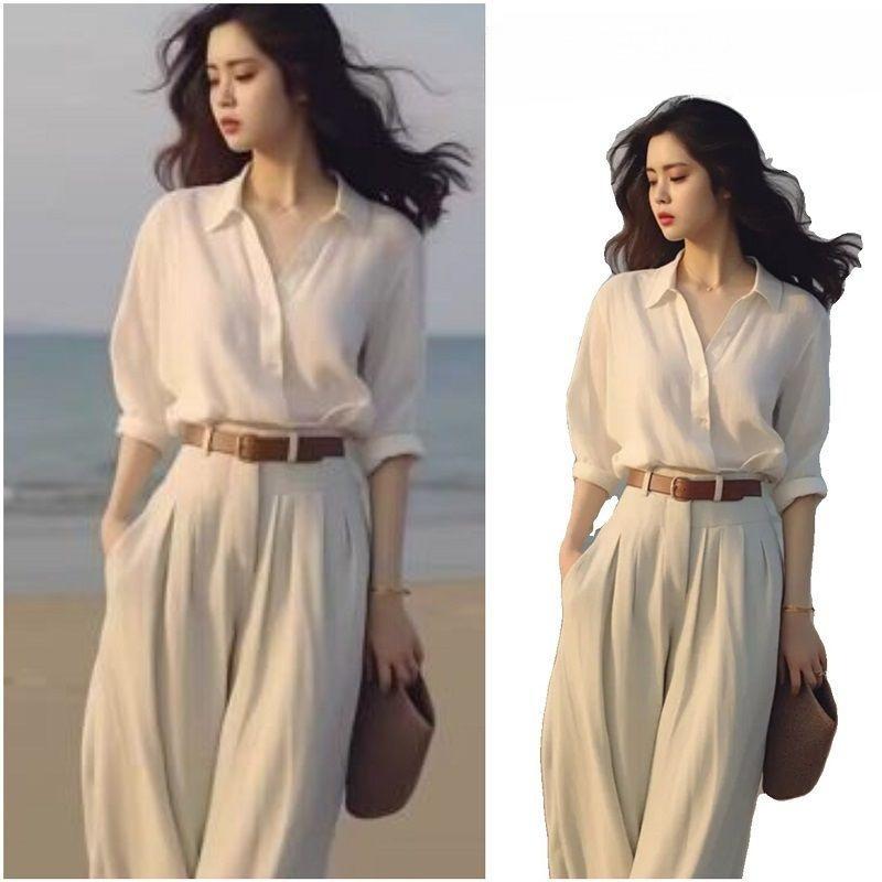 [TẶNG KÈM ĐAI] QUẦN SUÔNG CẠP KÉP ỐNG RỘNG DÀI 105CM. M922 1