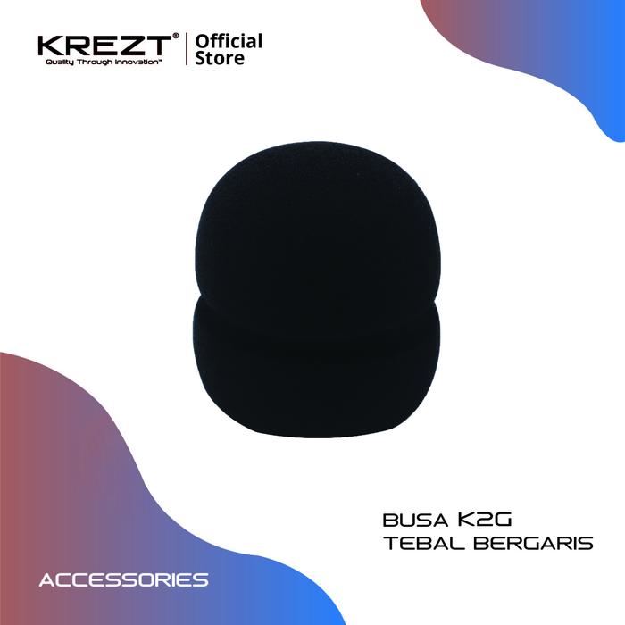 Gambar KREZT Busa Microphone K2G Cover Microphone Warna Hitam Ukuran Standar - K2G dari KREZT Kota Administrasi Jakarta Barat 4 Tokopedia