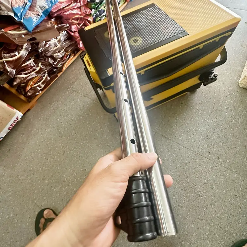 Cán Ô Inox siêu bền - cán ô thay thế ô câu cá - dầy dặn Chống Nắng 3