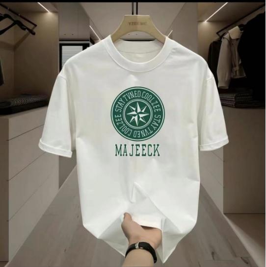 ANDREA Cotton Nguyên Chất Mùa Hè 2024 Phong Cách Mới Thời Trang Unisex Cặp Đôi Mặc Mỏng Áo Sơ Mi Tay Ngắn In Hình Học Sinh Áo Phông Giao Hàng Nghệ Thuật Thêu Hoa Nhẹ Mỏng Áo Sơ Mi Trắng Ướt Cho Nữ