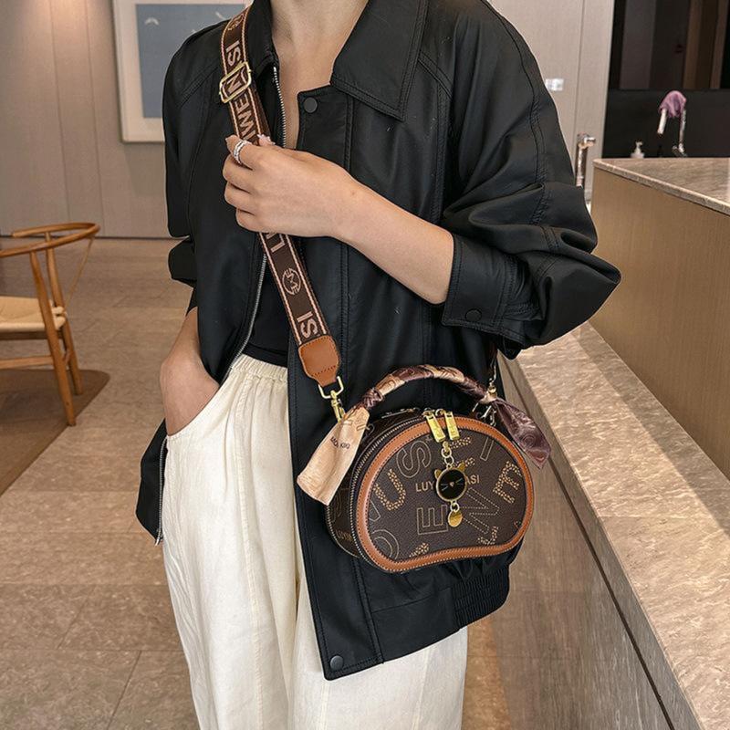Túi Xách Nữ Mèo Thần Tài Mẫu Mới Bag Da túi cốp tròn túi hình mèo túi